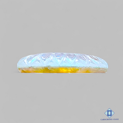 Labradorite Coated + Crystal Quartz Doublet