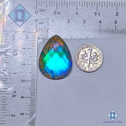 Labradorite Coated Doublet