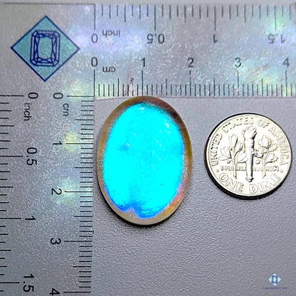 Labradorite Coated Doublets Oval Doublets