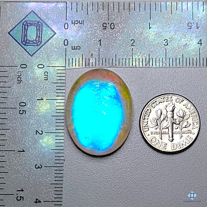 Labradorite Coated Doublets Oval Doublets