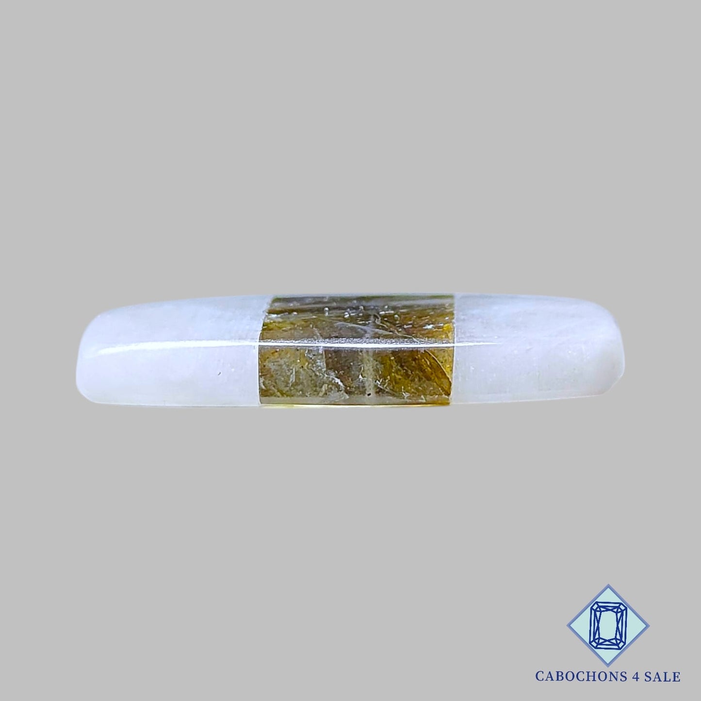 Labradorite + Moonstone Gemstone  Rectangle Doublets 30*15*4mm available for sale