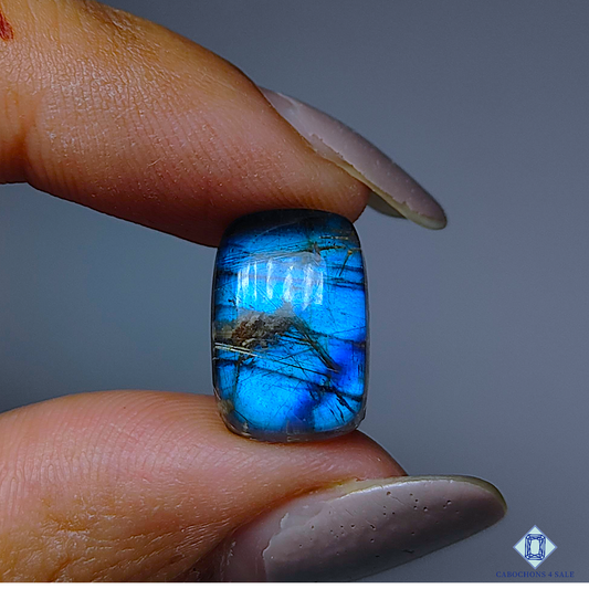 Labradorite + Rutile Quartz Doublet