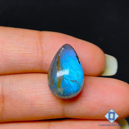 Labradorite + Rutile Quartz Doublet