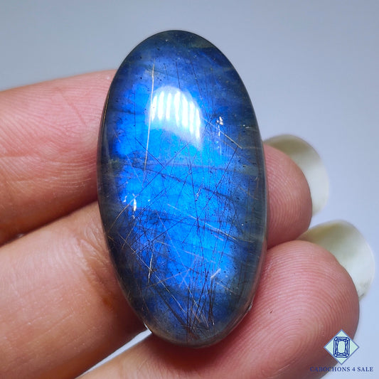 Labradorite Rutile Quartz Doublets