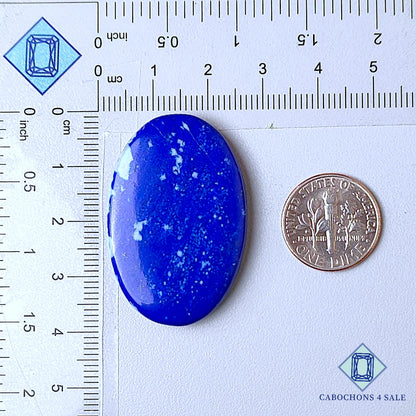 Natural Lapis Lazuli Gemstone Oval Cabochons 37*25*5mm from Chile  available for sale
