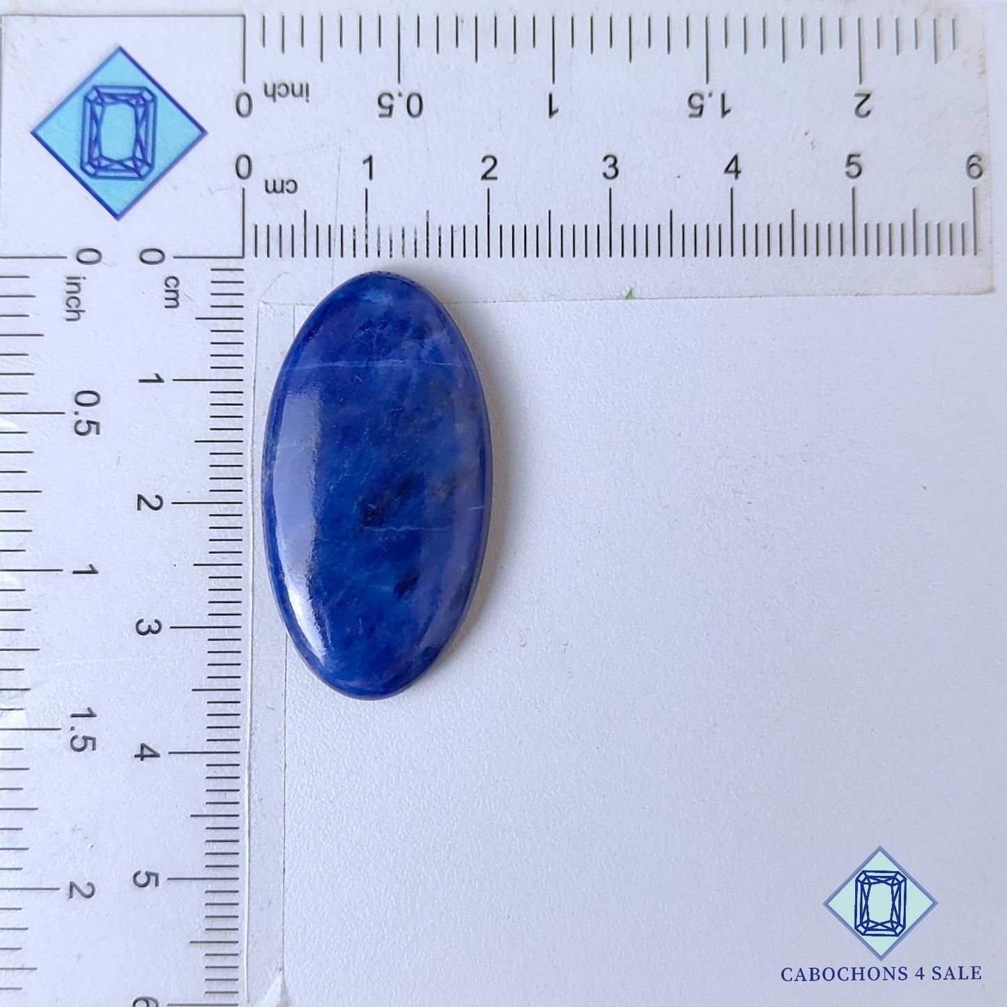 Natural Lapis Lazuli Gemstone  Oval Cabochons 34*18*5mm from USA available for sale