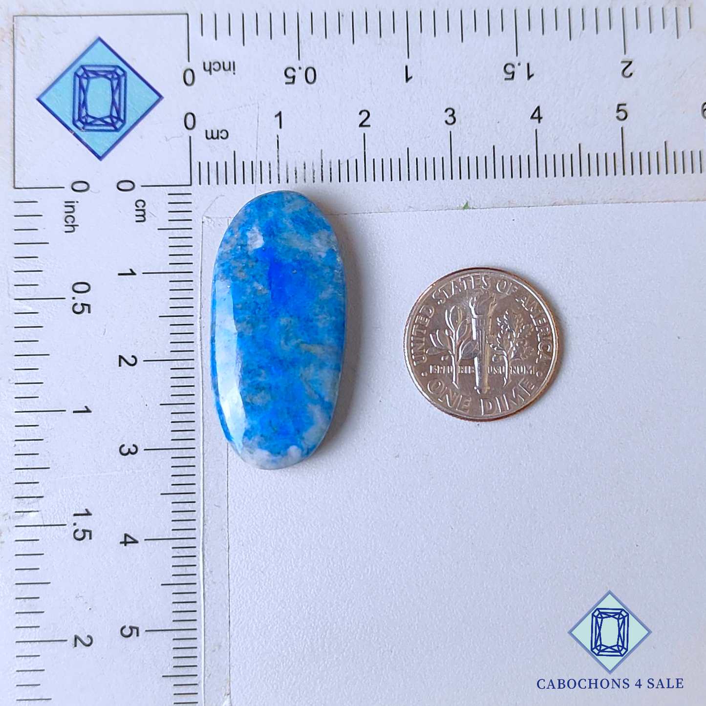 Cabujones ovalados de lapislázuli