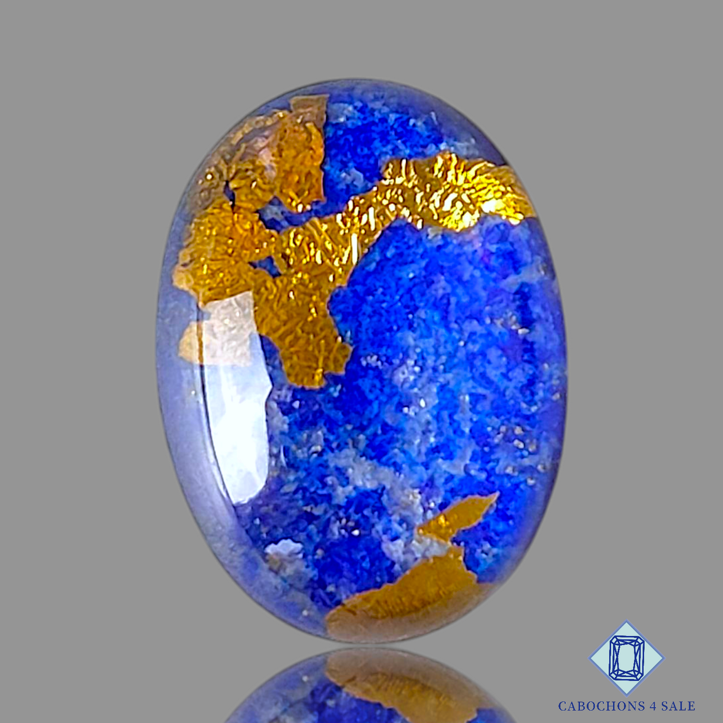 Lapis Lazuli + Crystal Quartz Doublets