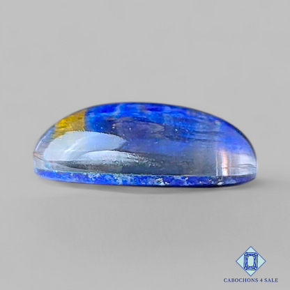 Lapis Lazuli + Crystal Quartz Doublets