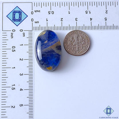 Lapis Lazuli Rutile Quartz Doublet