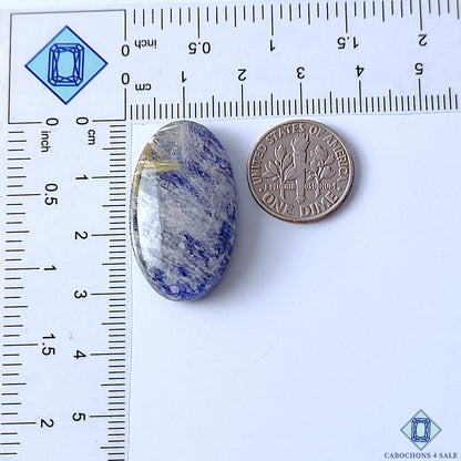 Lapis Lazuli Rutile Quartz Doublet