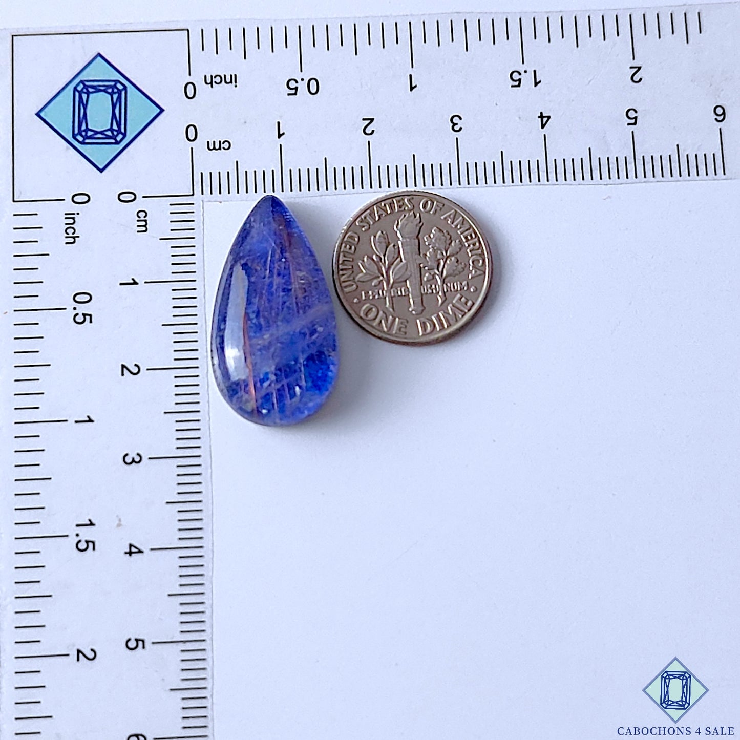 Lapis Lazuli Rutile Quartz Doublet