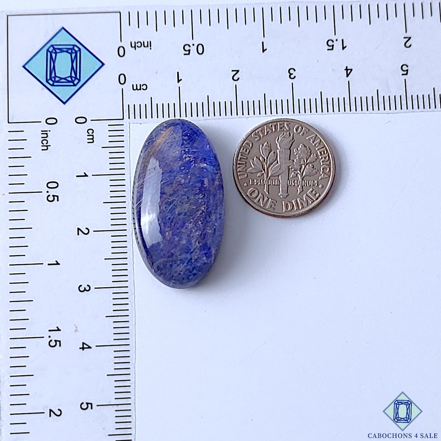 Lapis Lazuli Rutile Quartz Doublet
