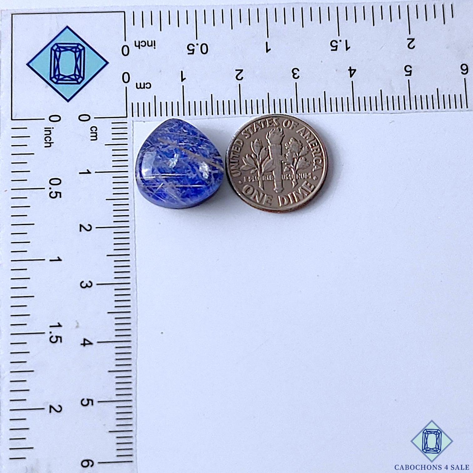 Lapis Lazuli Rutile Quartz Doublet