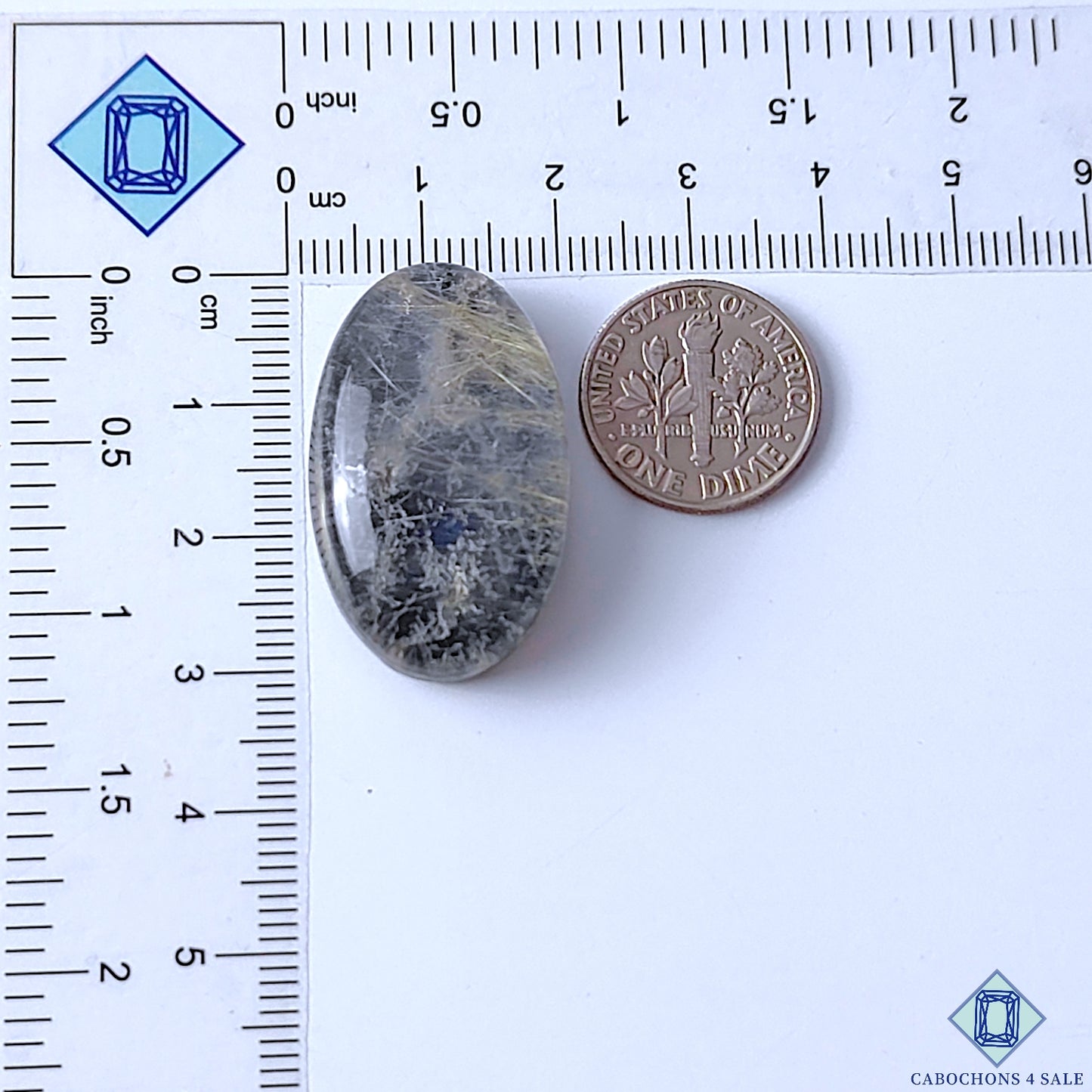 Lapis Lazuli Rutile Quartz Doublet