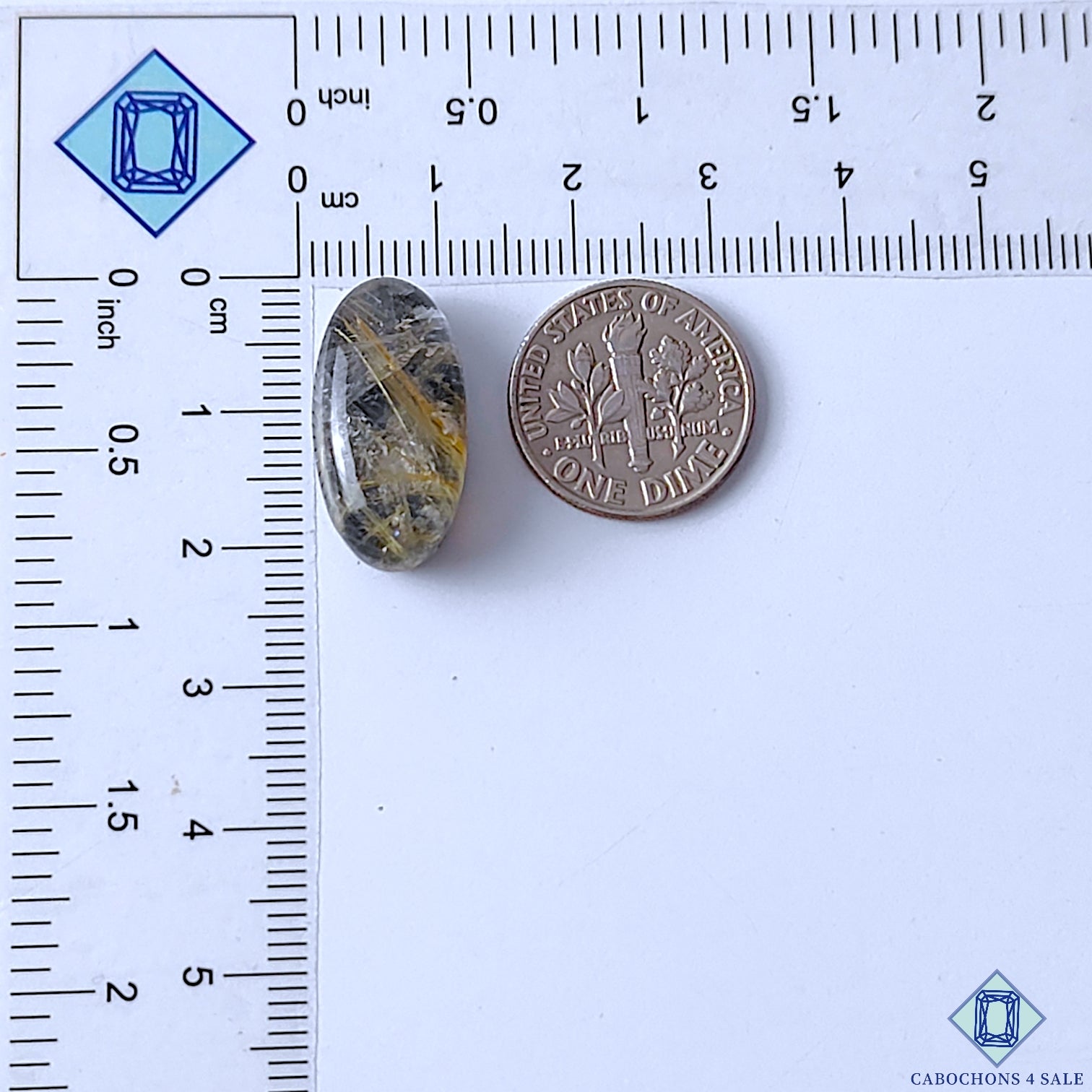Lapis Lazuli Rutile Quartz Doublet