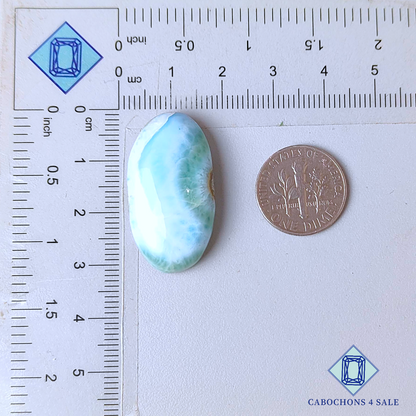 Larimar Oval Cabochons 30*16*7mm