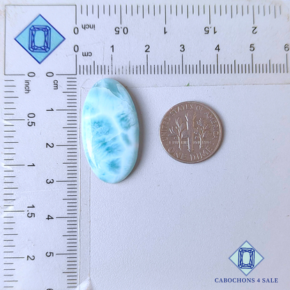 Larimar Oval Cabochons 29*16*5mm
