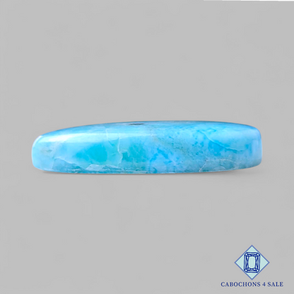 Cabujones de pera de larimar de 30 x 17 x 5 mm