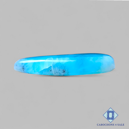 Cabujones de pera de larimar de 26 x 15 x 5 mm