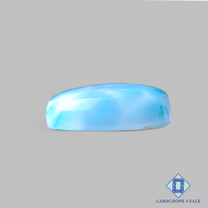 Cabujones de fantasía de larimar de 17 x 13 x 5 mm