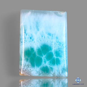 Natural Larimar Gemstone Rectangle Cabochons 22*16*4mm from Mexico available for sale