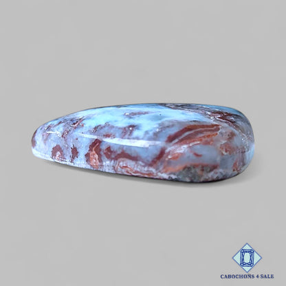 Natural Larimar Gemstone  Triangle Cabochons 24*22*5mm from Dominican Republic  available for sale