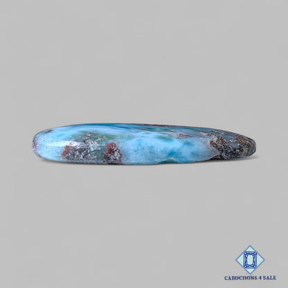 Natural Larimar Gemstone  Oval Cabochons 34*20*4mm from Dominican Republic  available for sale