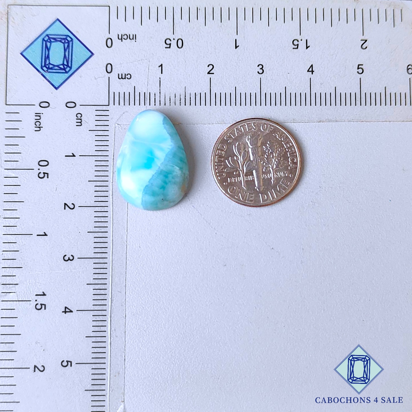 Larimar Fancy Cabochons