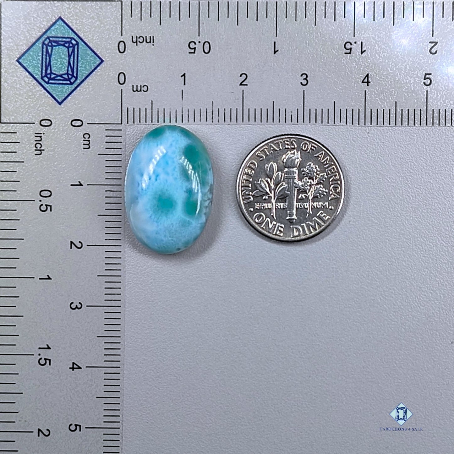 Larimar Oval Cabochons