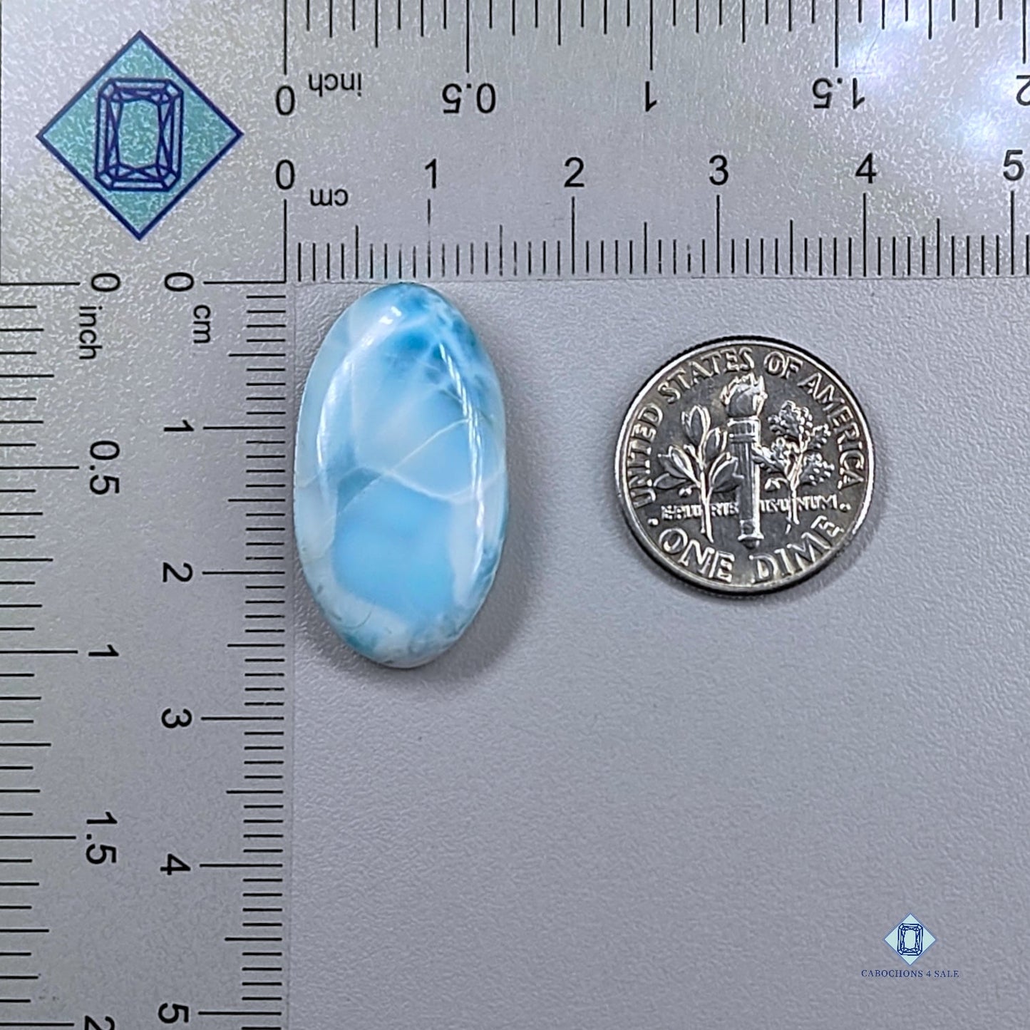 Larimar Oval Cabochons