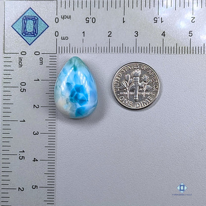 Larimar Pear Cabochons