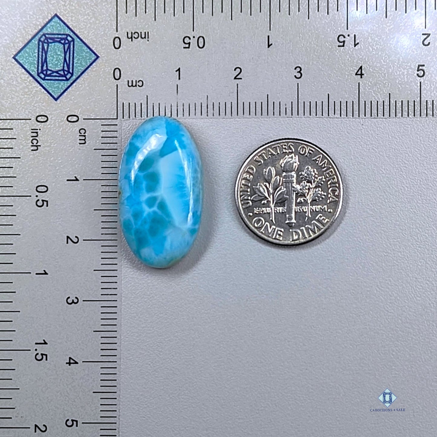 Larimar Oval Cabochons