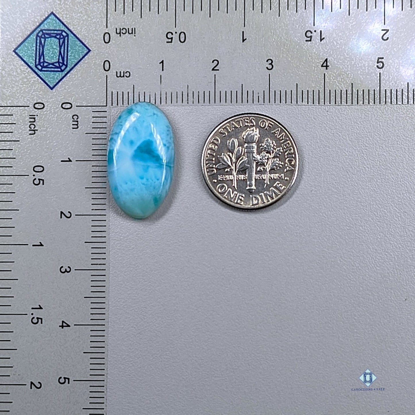 Larimar Oval Cabochons