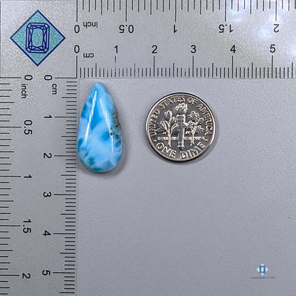 Larimar Pear Cabochons