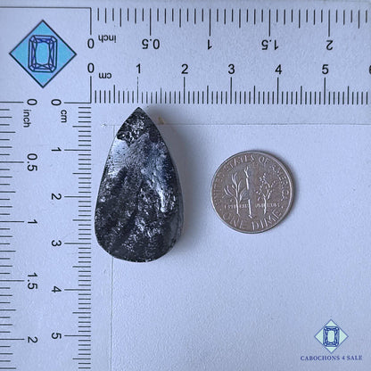 Natural Lava Gemstone  Pear Druzy 33*19*7mm from USA  available for sale