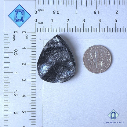 Natural Lava Gemstone  Pear Druzy 30*24*7mm from USA  available for sale