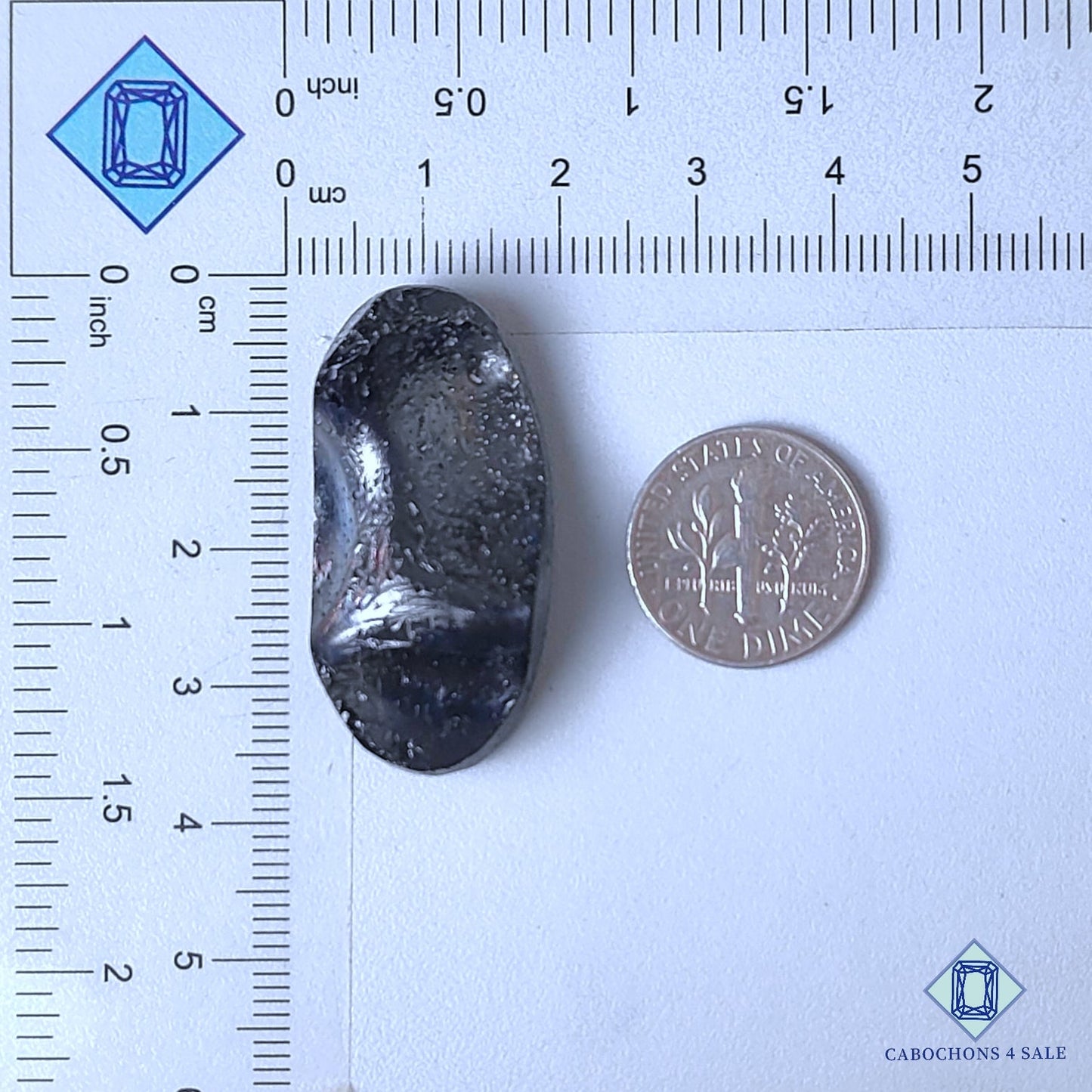 Natural Lava Gemstone  Oval Druzy 35*17*9mm from USA  available for sale