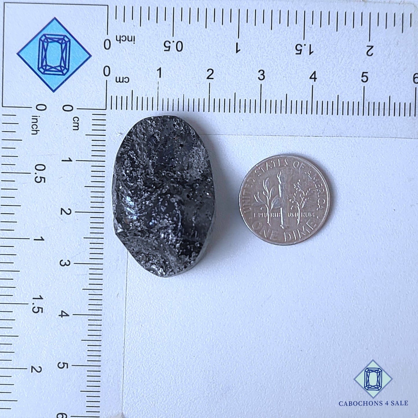 Natural Lava Gemstone  Oval Druzy 31*20*9mm from USA  available for sale