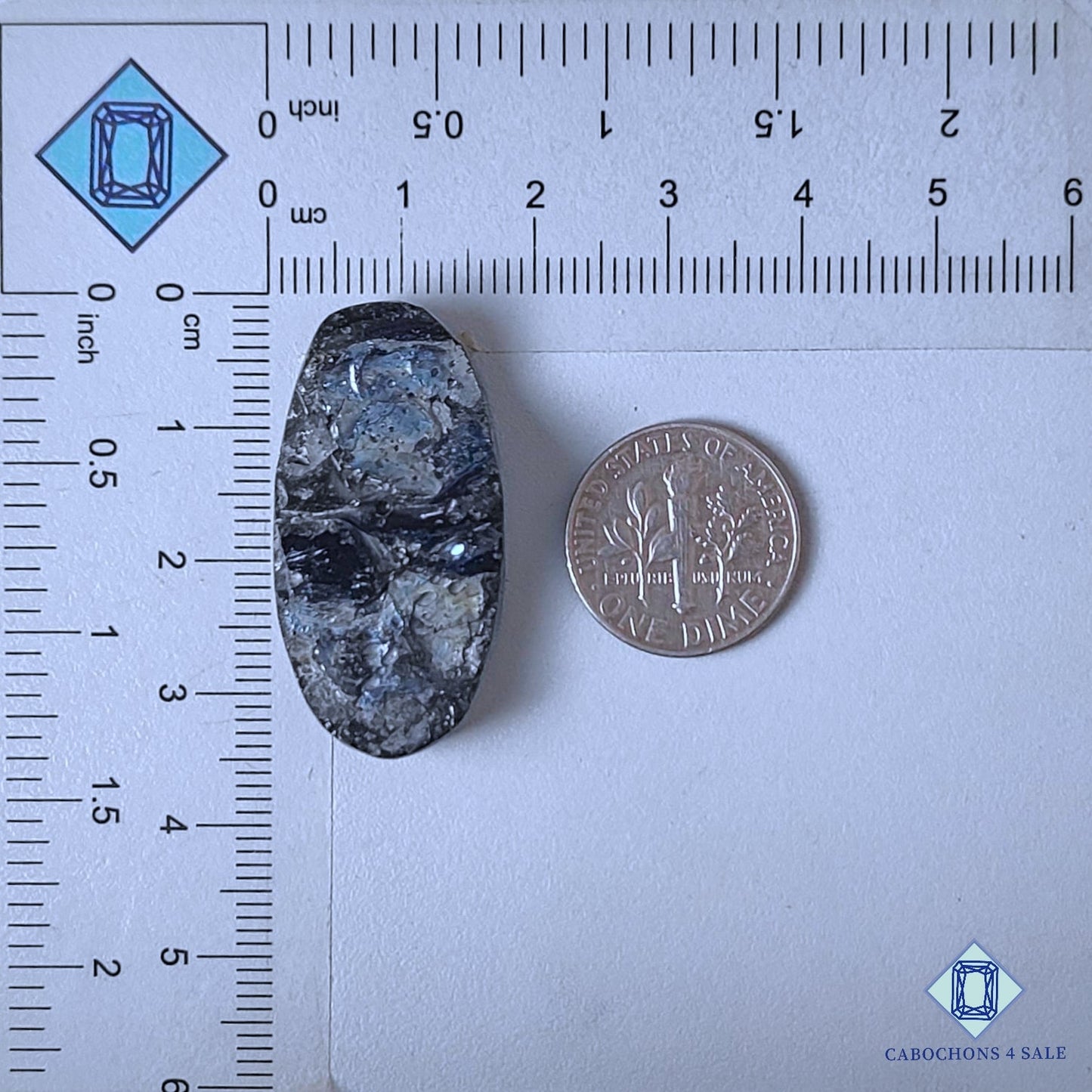 Natural Lava Gemstone  Oval Druzy 34*17*10mm from USA  available for sale