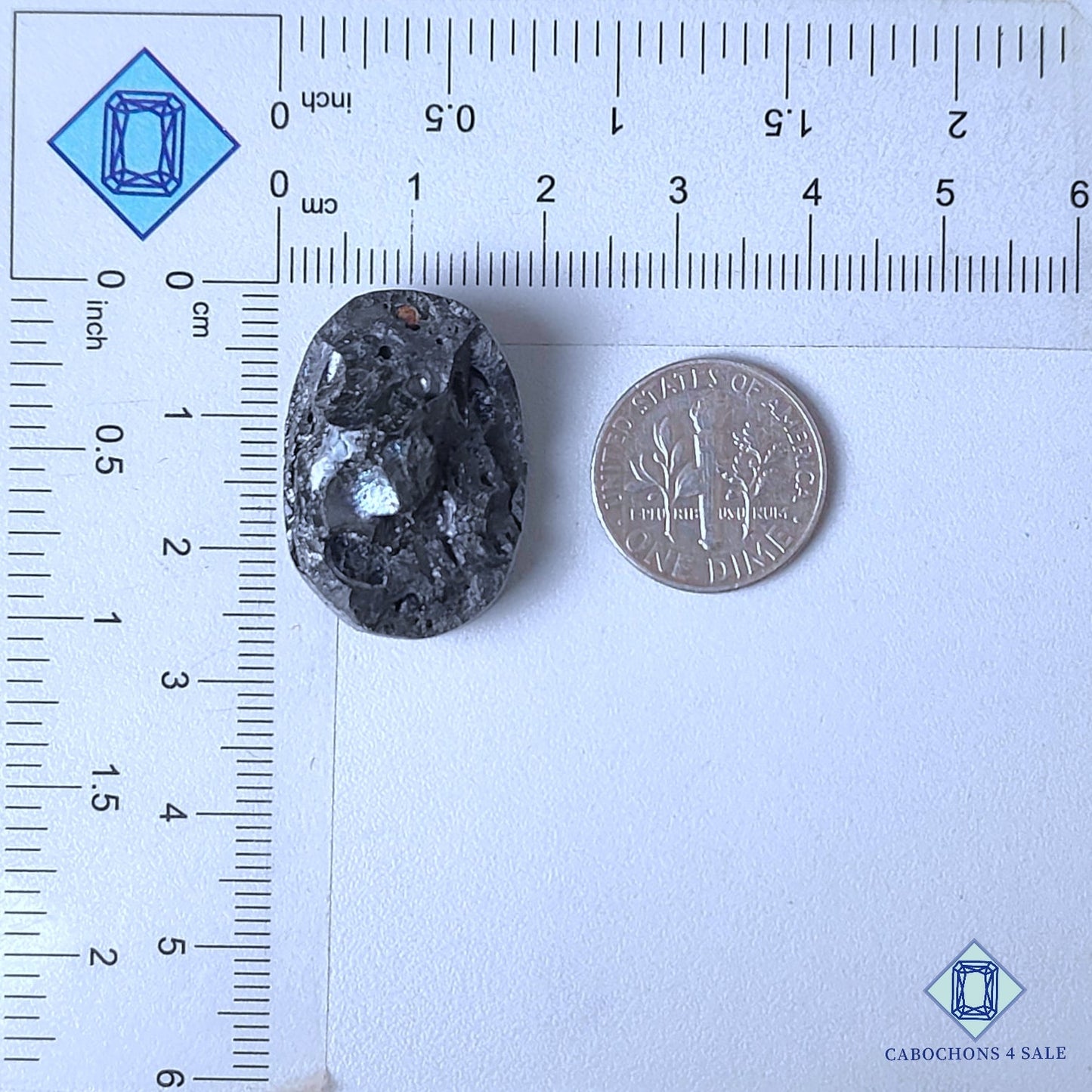 Natural Lava Gemstone  Oval Druzy 26*18*11mm from USA  available for sale