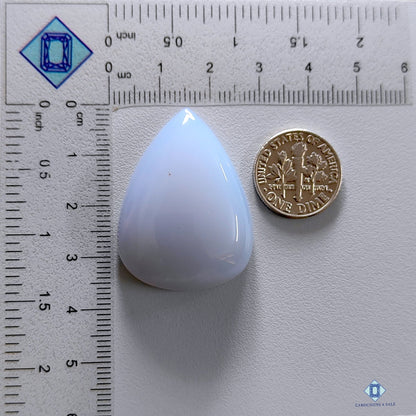 Lavender Chalcedony Pear Cabochons