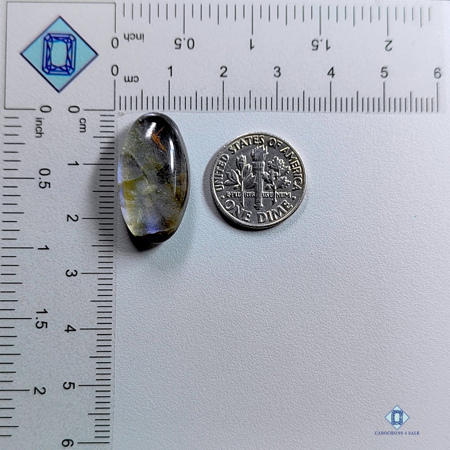 Labradorite +  Crystal Quartz Doublets Oval Doublets