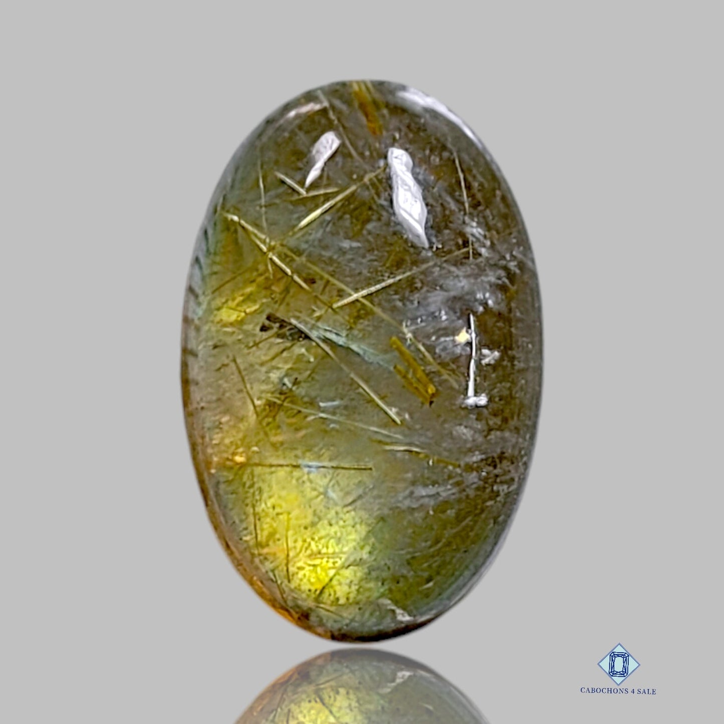 Labradorite +  Rutile  Quartz Doublets