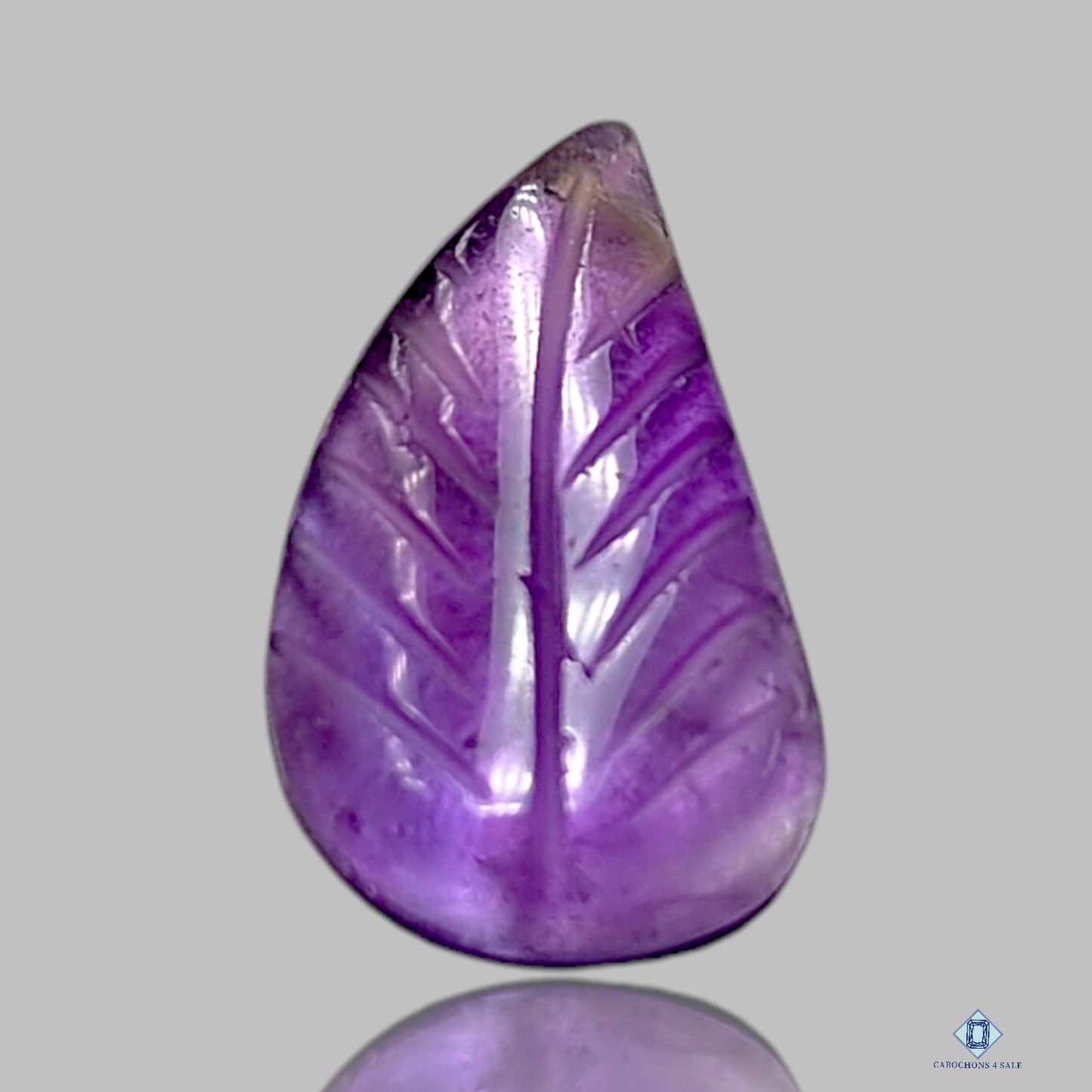 Amethyst  Pear Carvings