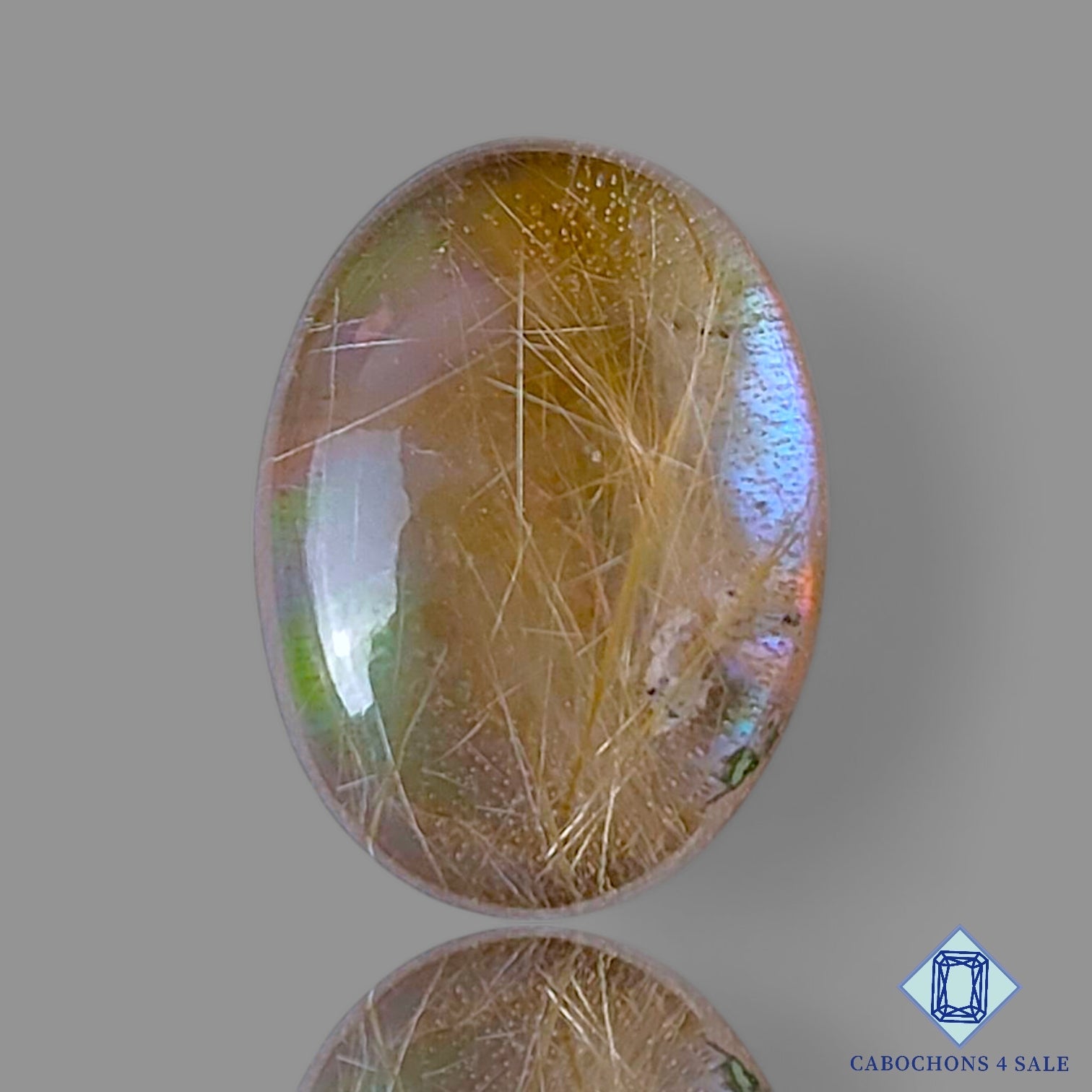 Lebradorite + Crystal Quartz Doublet