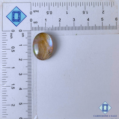 Lebradorite + Crystal Quartz Doublet Gemstone  Oval Doublets 19*14*7mm available for sale