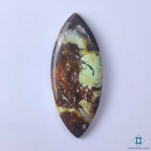 Lemon Chrysoprase Marquise Cabochons 37*15*4mm