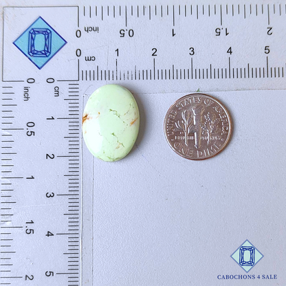 Lemon Chrysoprase Oval Cabochons