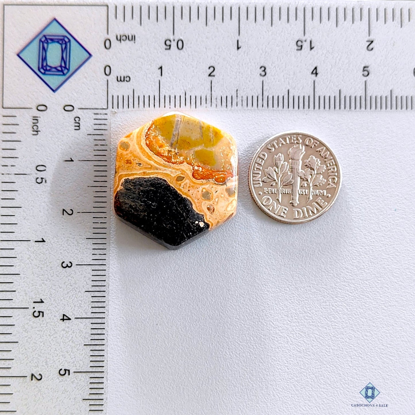 Jasper Hexagon Cabochons